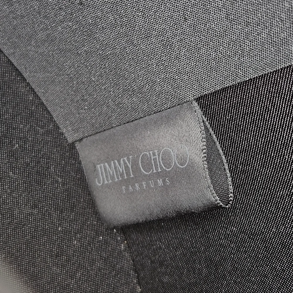 Jimmy Choo Metallic Bronze Snakeskin Cosmetics Vanity Case Lined and Felt Bottom